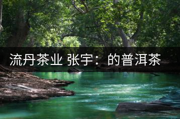 流丹茶業(yè) 張宇：的普洱茶網(wǎng)銷之路