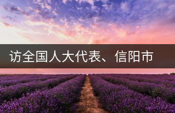 訪全國(guó)人大代表、信陽(yáng)市文新茶葉有限責(zé)任公司董事長(zhǎng)劉文新