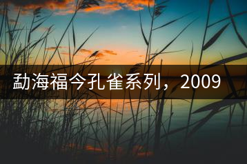 勐海福今孔雀系列，2009年尊享青餅