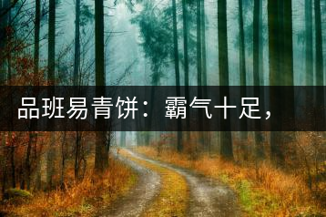 品班易青餅：霸氣十足，母儀天下