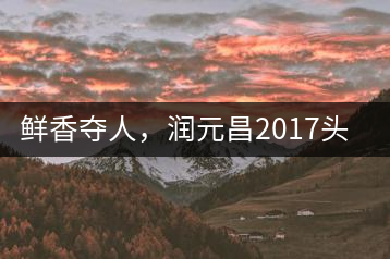 鮮香奪人，潤(rùn)元昌2017頭采小青柑即將上市