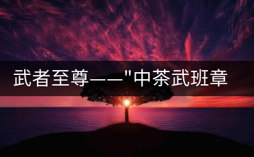 武者至尊——”中茶武班章”，帷幕之后的王者風(fēng)范