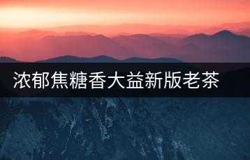 濃郁焦糖香大益新版老茶頭品鑒