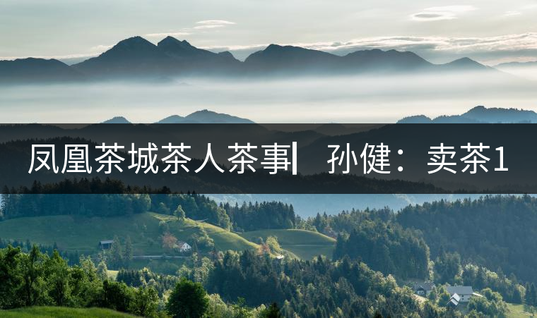 鳳凰茶城茶人茶事▏孫?。嘿u茶15年，對普洱茶還猶如初見