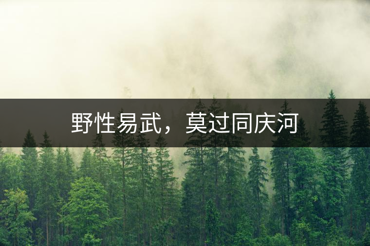 野性易武，莫過同慶河