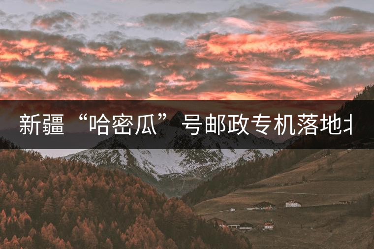 新疆“哈密瓜”號(hào)郵政專(zhuān)機(jī)落地北京，243種哈密瓜你見(jiàn)過(guò)嗎？