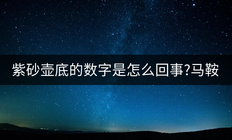 紫砂壺底的數(shù)字是怎么回事?馬鞍山的普洱茶品質(zhì)如何?紫砂壺底的數(shù)字是怎么回事？馬鞍山的普洱茶品質(zhì)如何？