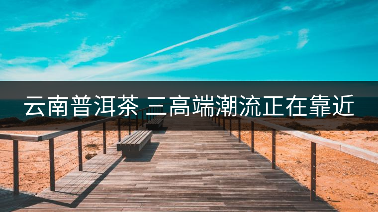 云南普洱茶 三高端潮流正在靠近