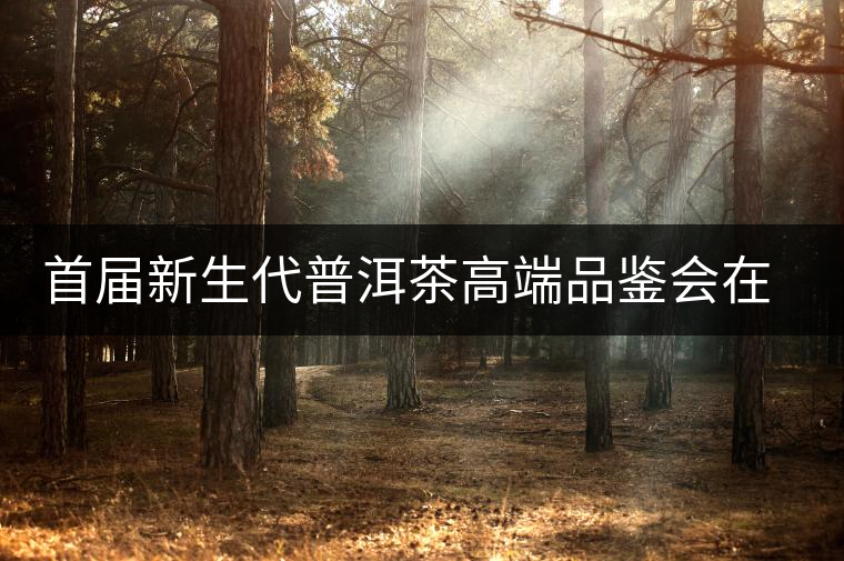 首屆新生代普洱茶高端品鑒會(huì)在深圳啟動(dòng) 文化名人余秋雨助陣