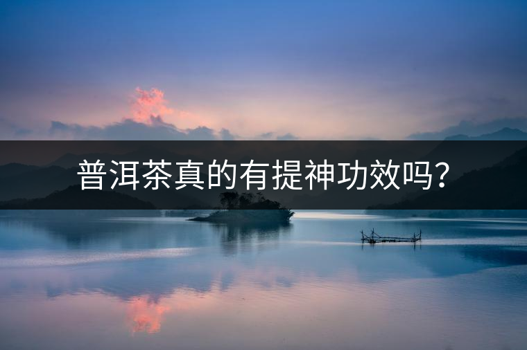 普洱茶真的有提神功效嗎？