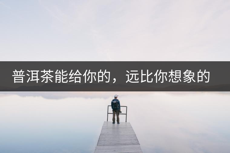 普洱茶能給你的，遠(yuǎn)比你想象的要多