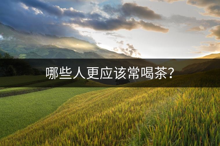 哪些人更應(yīng)該常喝茶？