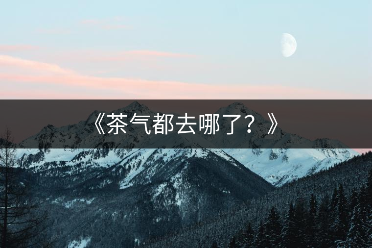 《茶氣都去哪了？》