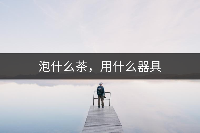 泡什么茶，用什么器具