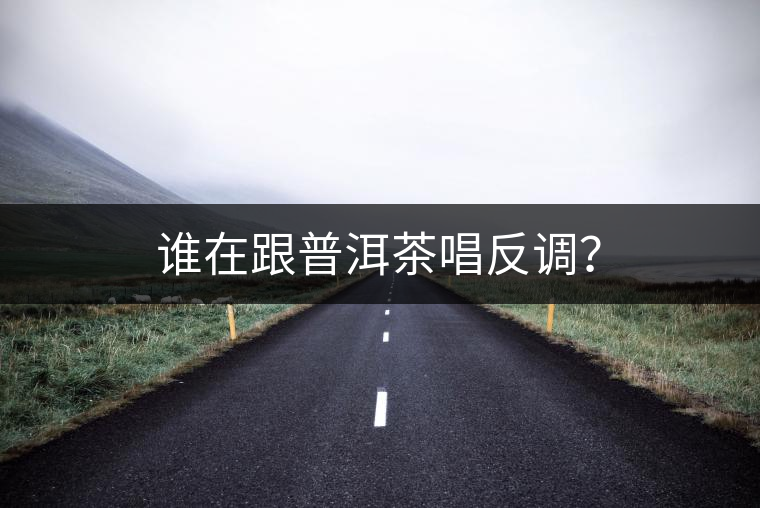 誰在跟普洱茶唱反調(diào)？