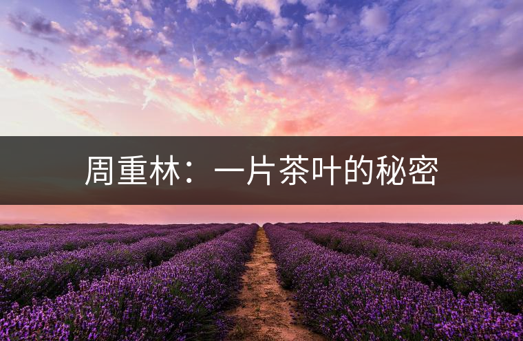 周重林：一片茶葉的秘密