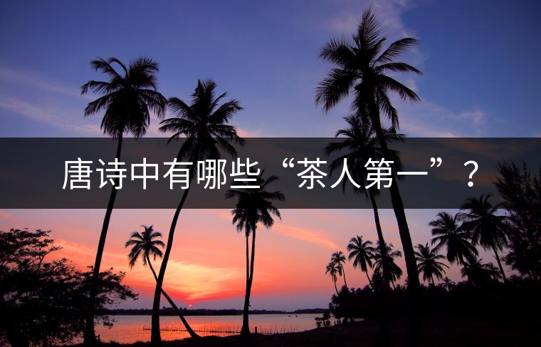 唐詩(shī)中有哪些“茶人第一”？