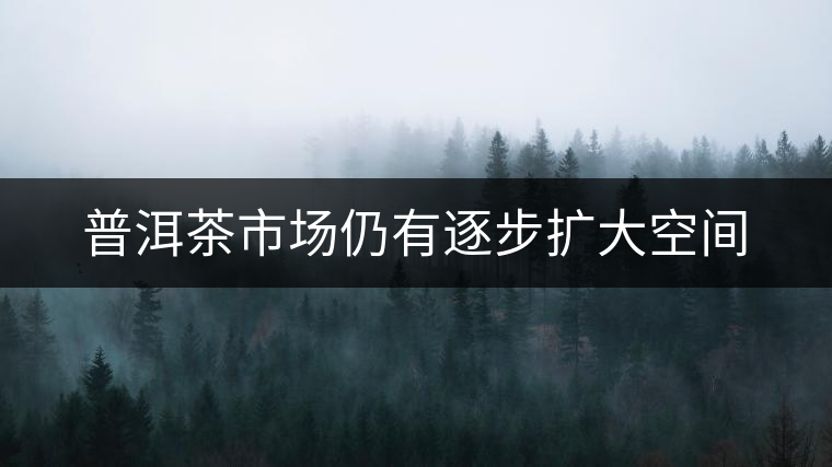 普洱茶市場仍有逐步擴大空間