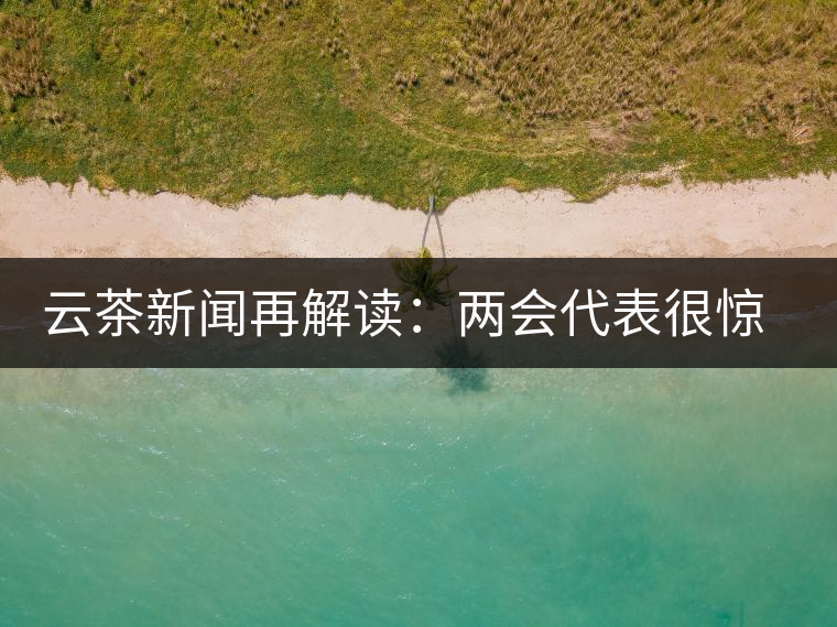 云茶新聞再解讀：兩會(huì)代表很驚奇，普洱茶為啥會(huì)這么健康？