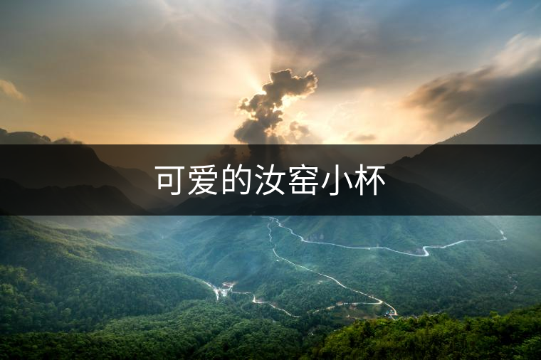 可愛的汝窯小杯