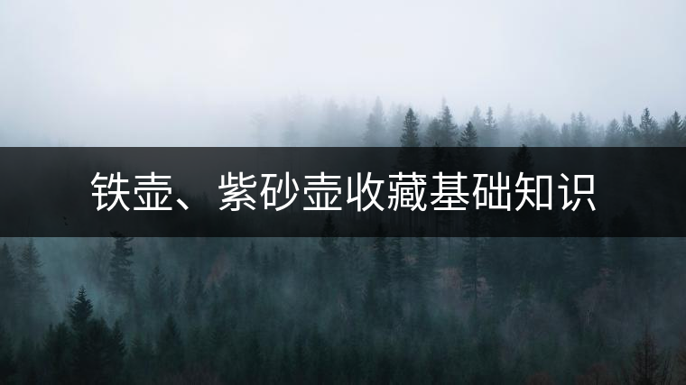 鐵壺、紫砂壺收藏基礎(chǔ)知識(shí)