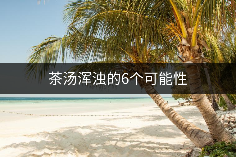 茶湯渾濁的6個(gè)可能性 茶湯渾濁的6個(gè)可能性