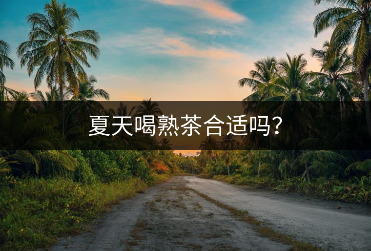 夏天喝熟茶合適嗎? 夏天喝熟茶合適嗎?