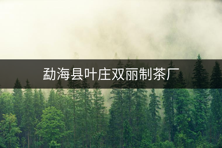 勐?？h葉莊雙麗制茶廠
