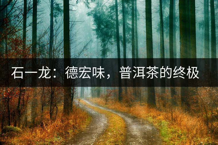 石一龍：德宏味，普洱茶的終極意境