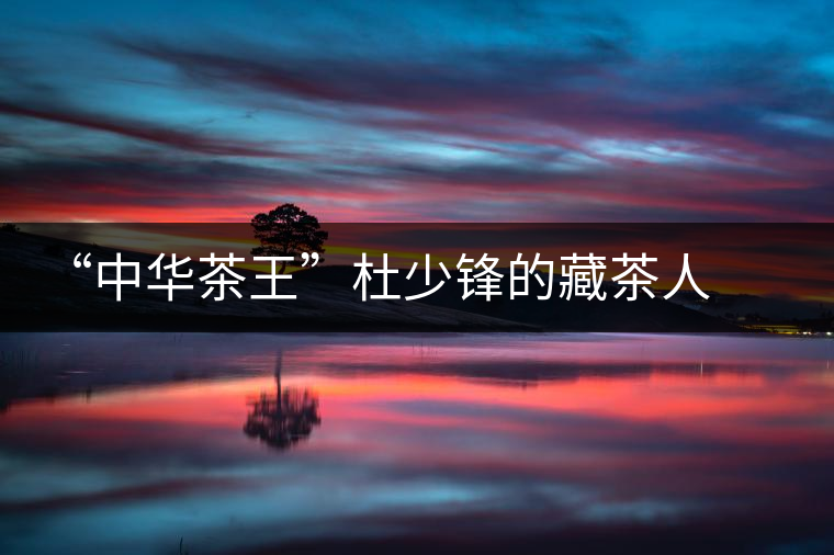 “中華茶王”杜少鋒的藏茶人生