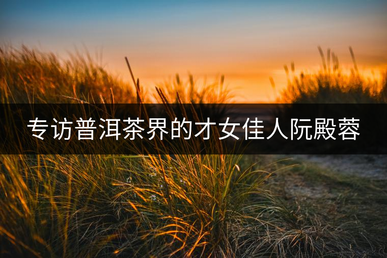 專訪普洱茶界的才女佳人阮殿蓉 專訪普洱茶界的才女佳人阮殿蓉