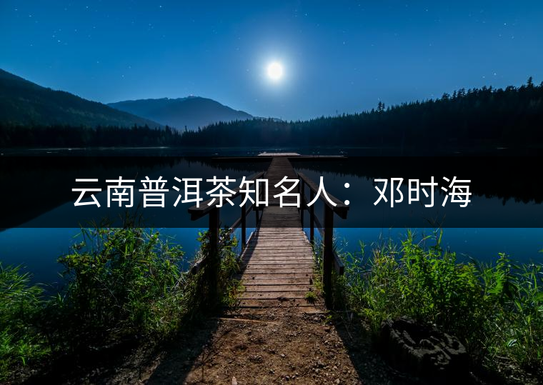 云南普洱茶知名人:鄧時(shí)海 云南普洱茶知名人:鄧時(shí)海