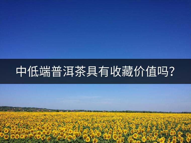 中低端普洱茶具有收藏價(jià)值嗎？