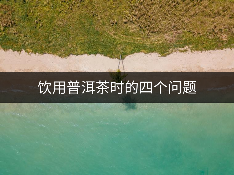 飲用普洱茶時的四個問題