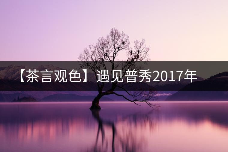 【茶言觀色】遇見普秀2017年甲級(jí)沱茶