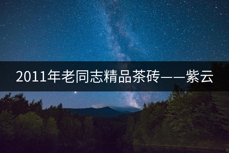 2011年老同志精品茶磚——紫云 2011年老同志精品茶磚——紫云
