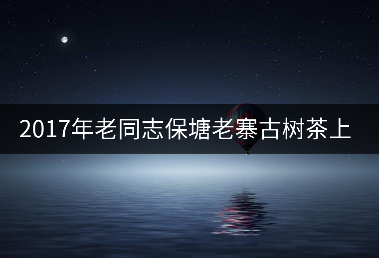 2017年老同志保塘老寨古樹(shù)茶上市 2017年老同志保塘老寨古樹(shù)茶上市