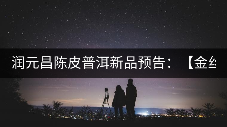 潤(rùn)元昌陳皮普洱新品預(yù)告：【金絲單泡裝】&【醇真】