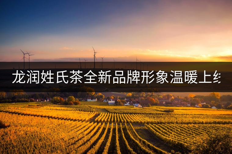 龍潤姓氏茶全新品牌形象溫暖上線！