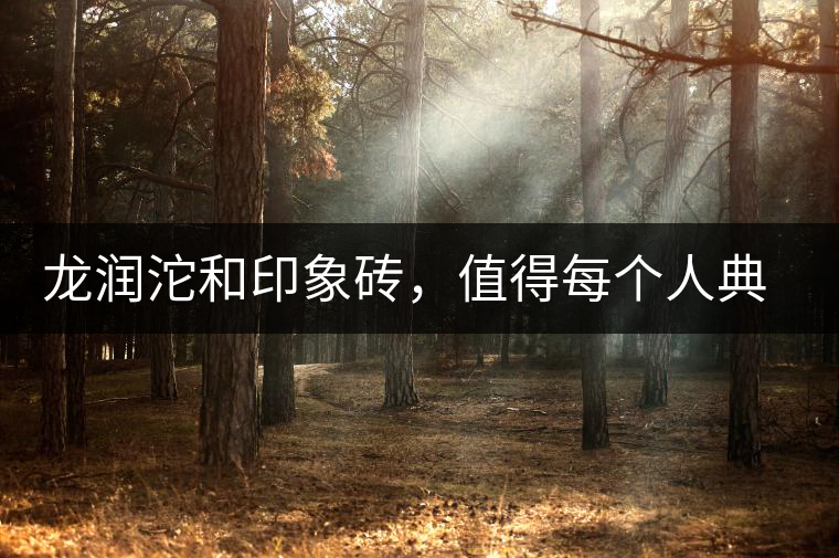 龍潤沱和印象磚，值得每個人典藏的好味道