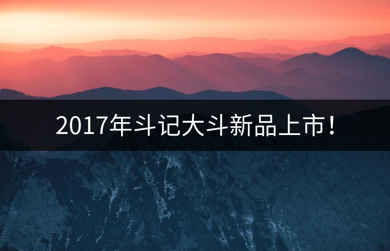 2017年斗記大斗新品上市！