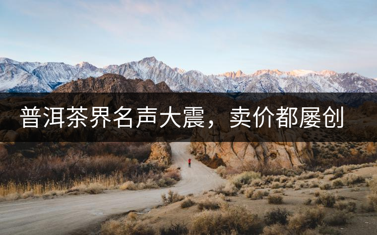 普洱茶界名聲大震，賣價(jià)都屢創(chuàng)新高竟然是它