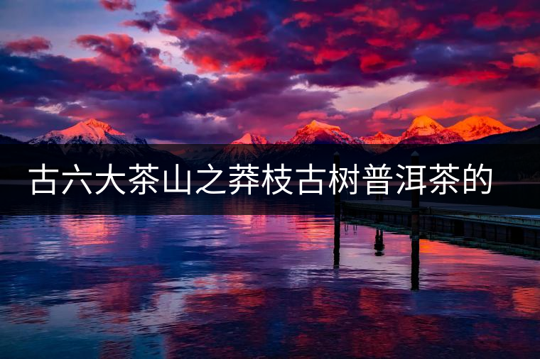 古六大茶山之莽枝古樹普洱茶的特點