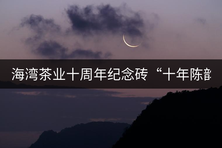 海灣茶業(yè)十周年紀(jì)念磚“十年陳韻”品鑒！