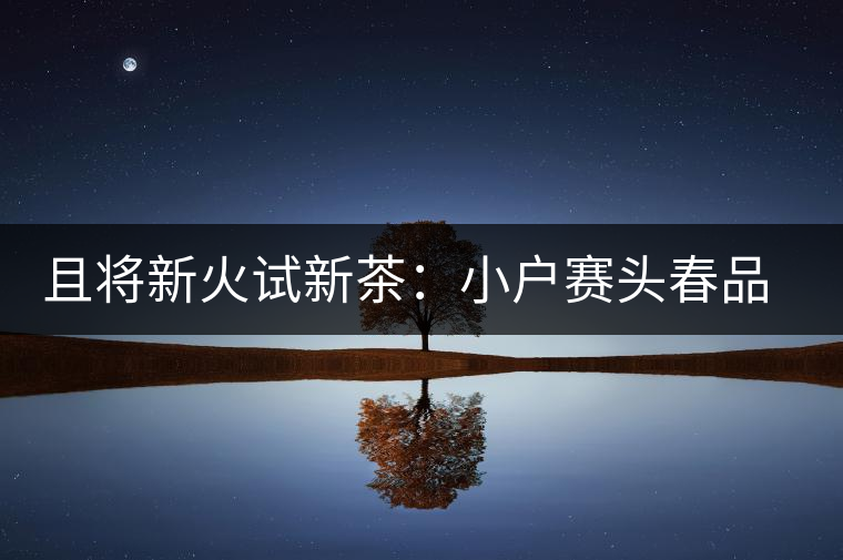 且將新火試新茶：小戶(hù)賽頭春品鑒