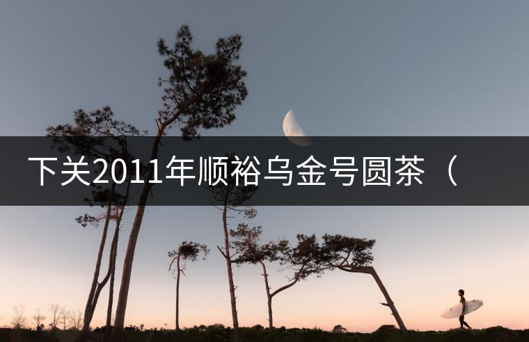 下關(guān)2011年順裕烏金號(hào)圓茶（泡餅）開(kāi)湯品鑒