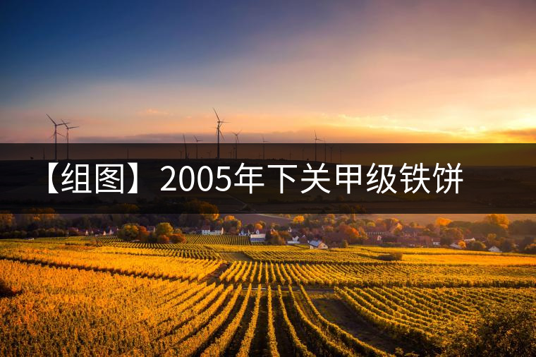 【組圖】2005年下關(guān)甲級(jí)鐵餅開湯 【組圖】2005年下關(guān)甲級(jí)鐵餅開湯