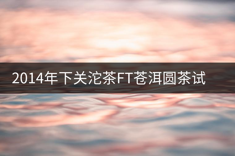 2014年下關(guān)沱茶FT蒼洱圓茶試用報告 2014年下關(guān)沱茶FT蒼洱圓茶試用報告