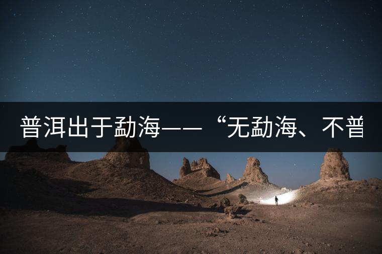 普洱出于勐?！盁o勐海、不普洱”