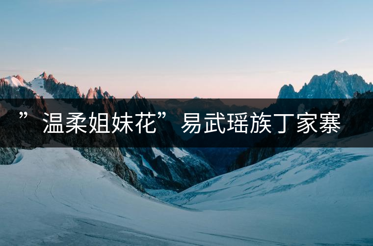 ”溫柔姐妹花”易武瑤族丁家寨、漢族丁家寨介紹